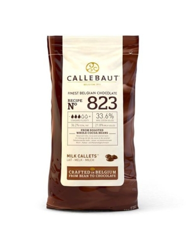 COBERTURA CHOCOLATE CALLEBAUT LECHE 823 S/10KG