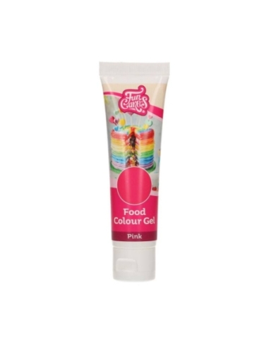 COLORANTE GEL FUNCAKES ROSA B/30G.