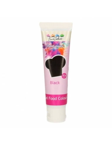 COLORANTE GEL FUNCAKES NEGRO B/30 GR