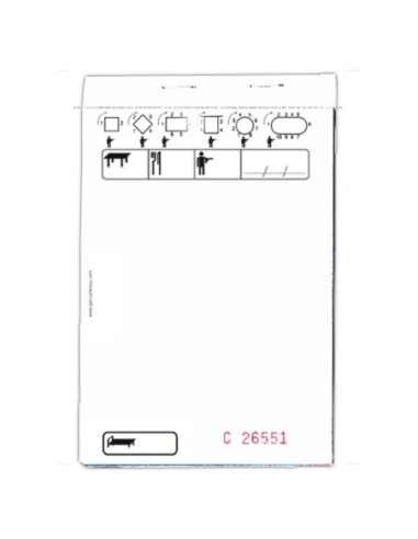 TALONARIOS BLOC CAMARERO TRIPLICADOS 10X15 PAQ.10 UND 177.91