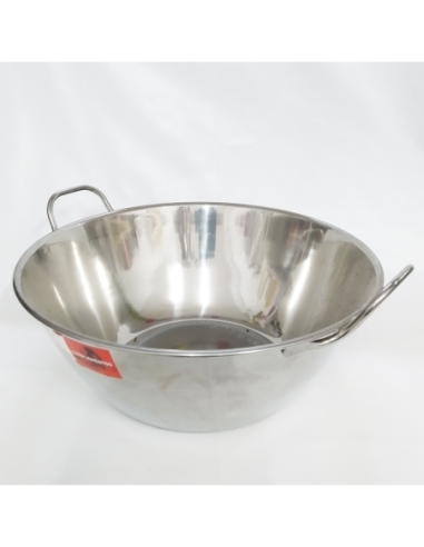 PEROL PLANO INOX 40 CM.