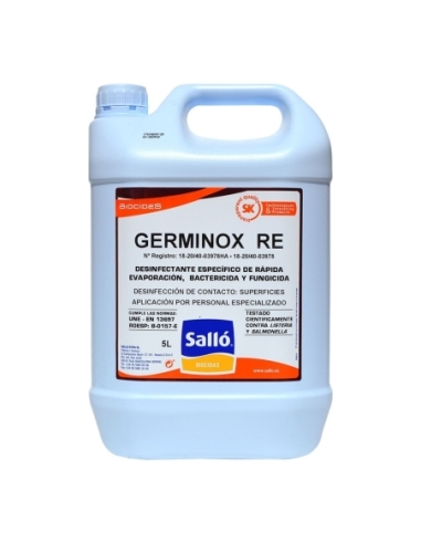 GERMINOX RE B/5KG C/4  DESINFECTA BACTERICID. MULTISUPERFICIES RAPID EVAPORACION