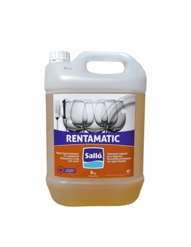 LAVAVAJILLAS AGUAS BLANDAS RENTAMATIC 5KG C/4