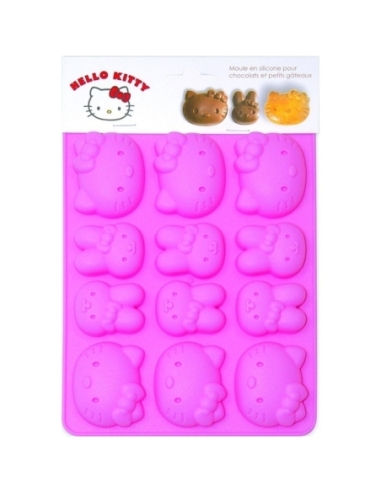 MOLDE SILICONA CHOCOLATES HELLO KITTY 14,5X20,5 RF 6780