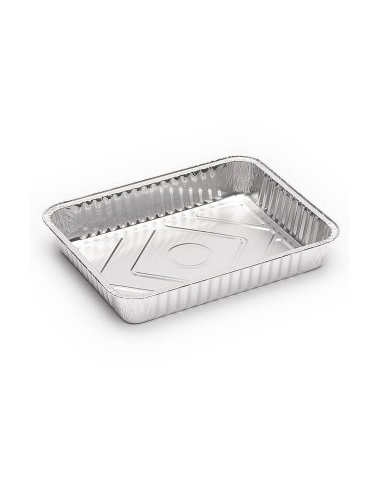 BANDEJA ALUMINIO 12 CAN.RF.4860  22.6x17.5x3,8cm . C/1000 UNID TIRAS 100 UND