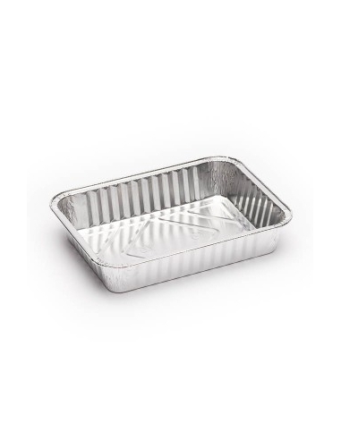 BANDEJA ALUMINIO 6 CAN 18,7x13,7x3,3 RF.4590 C/1500 UNID. TIRAS 100 UND