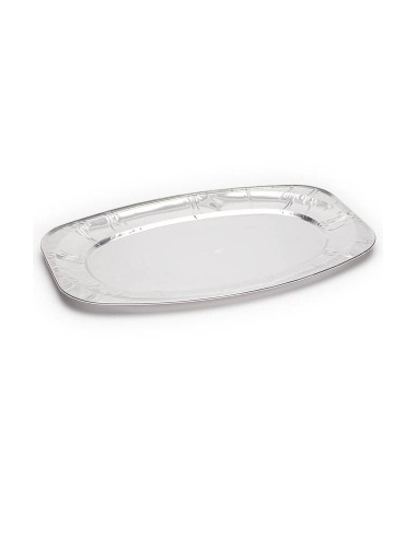 BANDEJA ALUMINIO OVALADA GRAN 54,8x35,9x2,2 cm PACK 10 UNIDADES