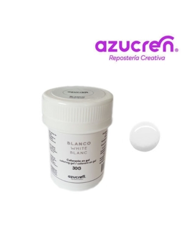 COLORANTE EN GEL AZUCREN BLANCO 30 GR