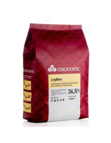 COBERTURA CHOCOLATE CHOCOVIC ZEYLON LECHE B/5KG