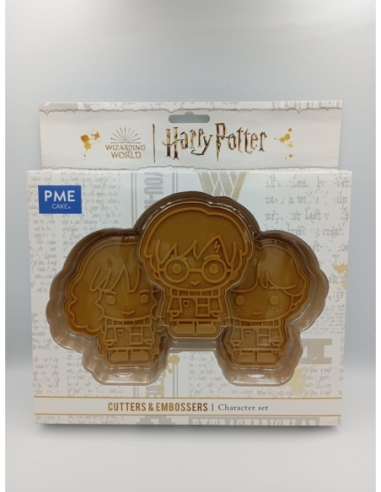 CORTADOR MARCADOR GALLETAS HARRY POTTER, RON Y HERMIONE