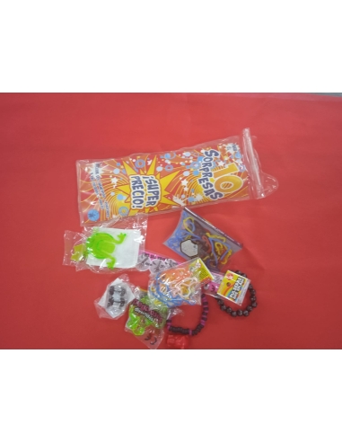 BOLSA CON 10 SORPRESAS PIÑATA NIÑO