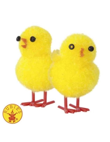 POLLITO AMARILLO ALGODON P/6 UND SF9