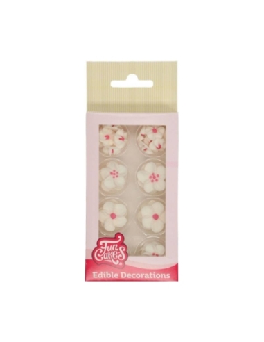 FLORES AZUCAR BLANCAS/ROSA FUNCAKES 32 UND FC01145