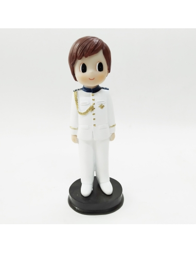 NIÑO COMUNION ALMIRANTE TRAJE BLANCO 15CM.