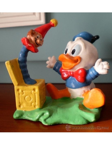 MUÑECO DONALD BEBE CAJA PAYASO