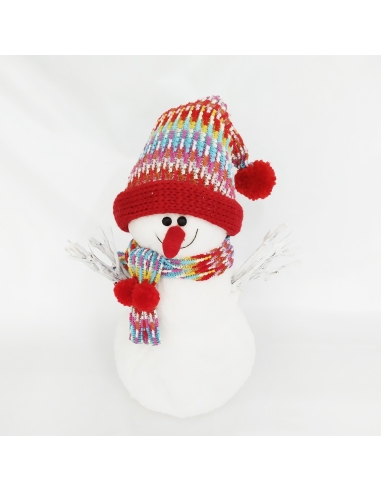 MUÑECO NIEVE MULTICOLOR C/2UNI  20873