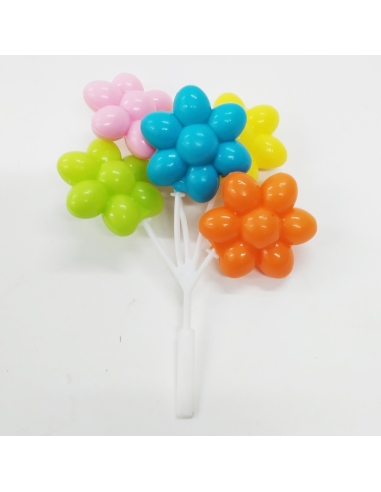 GLOBOS FLOR DE PLASTICO COLORES P.4