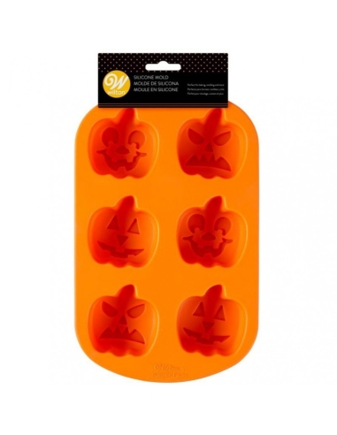 MOLDE SILICONA WILTON CALABAZAS HALLOWEEN