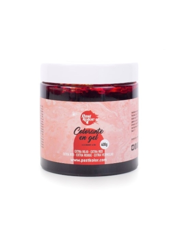 COLORANTE GE PASTKOLOR EXTRA ROJO 400 GR