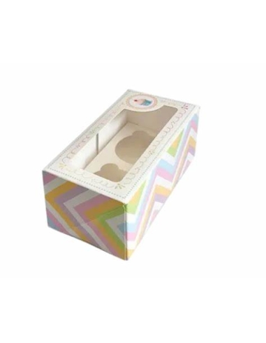 CAJA CUPCAKES COLORES 2 UND