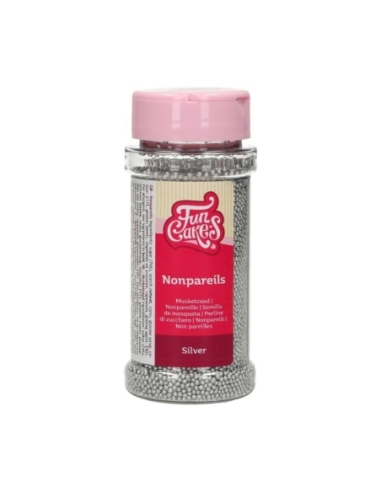 NONPAREIL MINI BOLAS PLATA SILVER B/80GR FUNCAKES